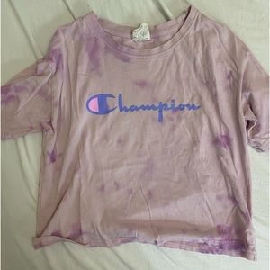 Champion purple mini t-shirt.